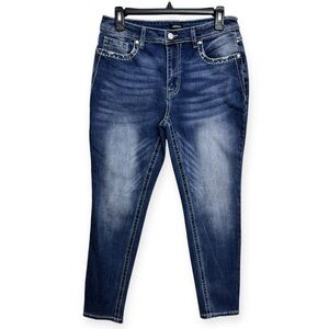 Women's Blue Cropped Jeans